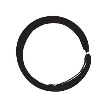 Circle shape vector black grunge background 스톡 일러스트