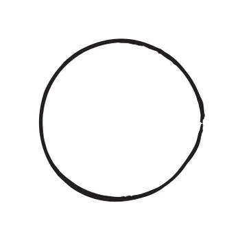 Circle shape vector black grunge background Stock Illustration