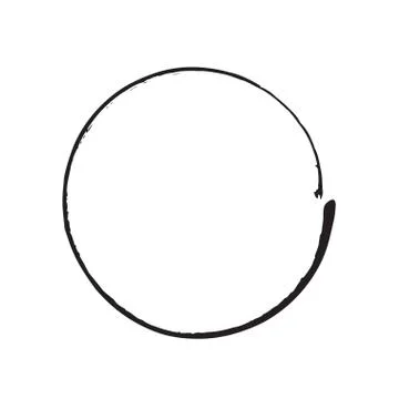 Circle shape vector black grunge background Stock Illustration