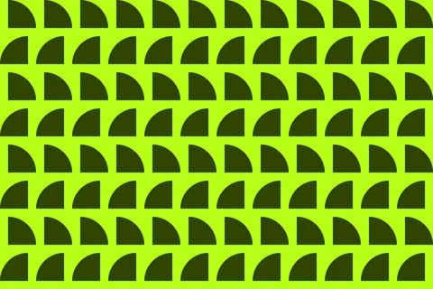 Circle Shapes and Designs Green Colors Geometric Pattern Geometric Background Illustrazione stock