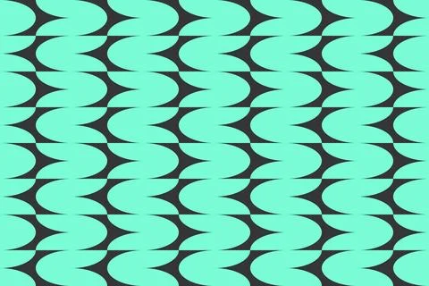 Circle Shapes and Designs Green Colors Geometric Pattern Geometric Background Illustrazione stock