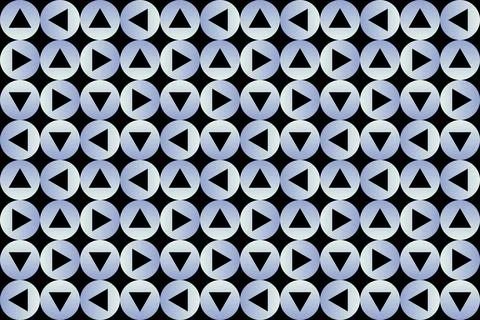 Circle Shapes and Designs Grey Colors Geometric Pattern Geometric Background 库存插图