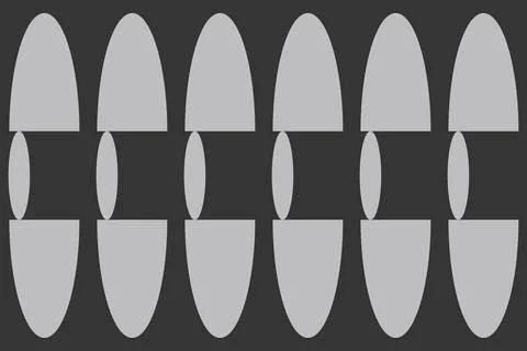 Circle Shapes and Designs Grey Colors Geometric Pattern Geometric Background Illustrazione stock