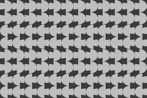 Circle Shapes and Designs Grey Colors Geometric Pattern Geometric Background Illustrazione stock