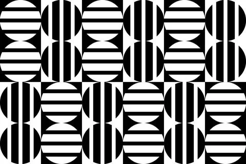 Circle Shapes and Designs White Colors Geometric Pattern Geometric Background イラスト素材