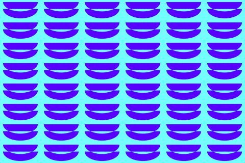 Circle Shapes Blue Geometric Pattern Background イラスト素材