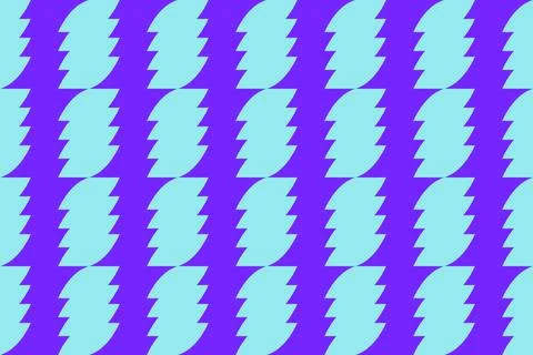 Circle Shapes Blue Geometric Pattern Background 스톡 일러스트