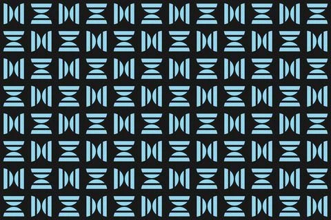 Circle Shapes Blue Geometric Pattern Background Illustrazione stock