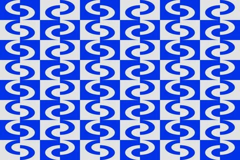 Circle Shapes Blue Geometric Pattern Background Illustrazione stock