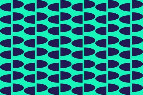 Circle Shapes Blue Geometric Pattern Background 스톡 일러스트