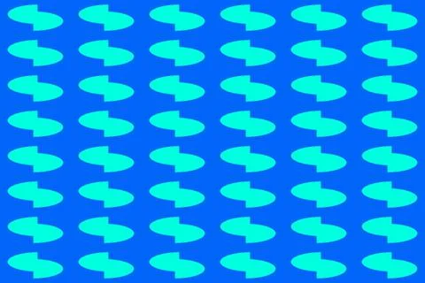 Circle Shapes Blue Geometric Pattern Background イラスト素材