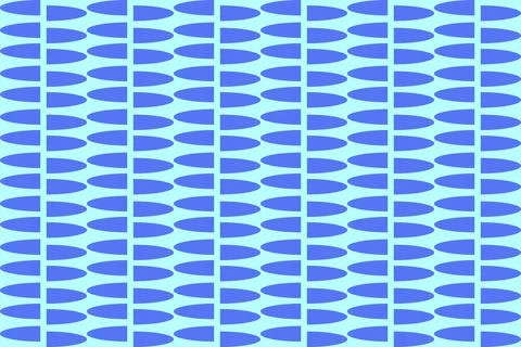 Circle Shapes Blue Geometric Pattern Background イラスト素材