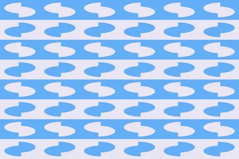 Circle Shapes Blue Geometric Pattern Background Illustrazione stock