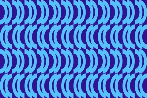 Circle Shapes Blue Geometric Pattern Background イラスト素材