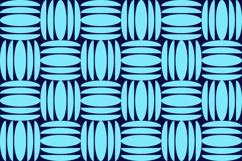 Circle Shapes Blue Geometric Pattern Background 스톡 일러스트