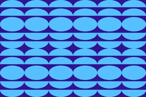 Circle Shapes Blue Geometric Pattern Background イラスト素材