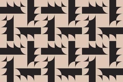 Circle Shapes Brown Geometric Pattern Background イラスト素材