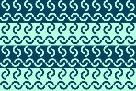 Circle Shapes Green Geometric Pattern Background Illustrazione stock
