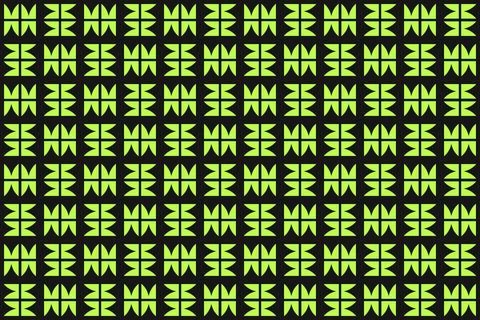 Circle Shapes Green Geometric Pattern Background Illustrazione stock