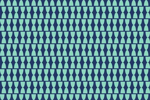 Circle Shapes Green Geometric Pattern Background Stockillustratie