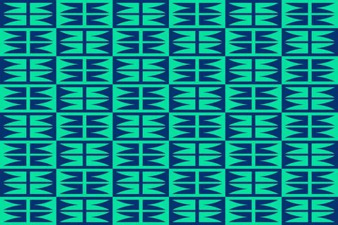 Circle Shapes Green Geometric Pattern Background 스톡 일러스트