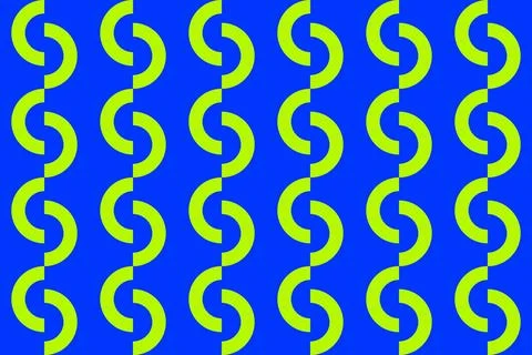 Circle Shapes Green Geometric Pattern Background Illustrazione stock