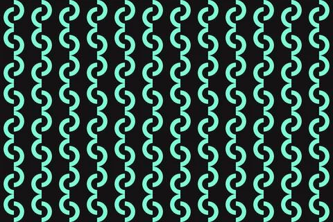 Circle Shapes Green Geometric Pattern Background Illustrazione stock