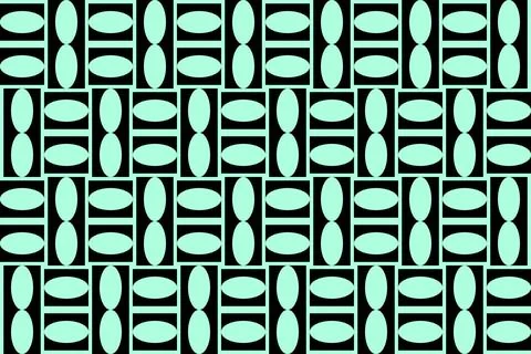 Circle Shapes Green Geometric Pattern Background 스톡 일러스트