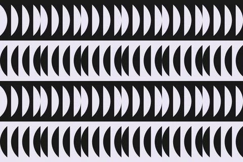 Circle Shapes Grey Geometric Pattern Background Illustrazione stock