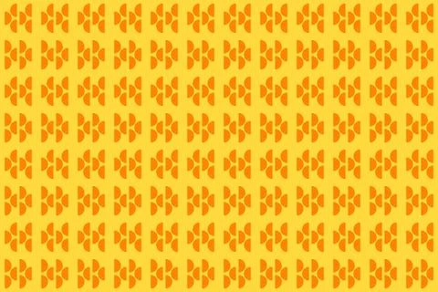 Circle Shapes Orange Geometric Pattern Background Illustrazione stock