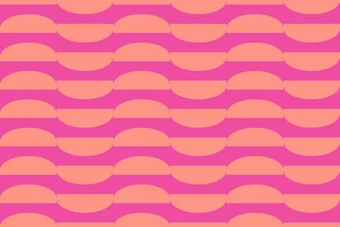 Circle Shapes Orange Geometric Pattern Background 스톡 일러스트