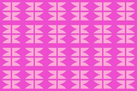 Circle Shapes Pink Geometric Pattern Background イラスト素材