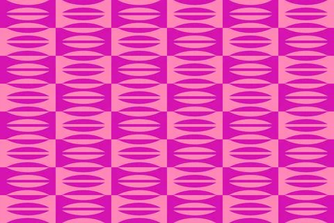 Circle Shapes Pink Geometric Pattern Background 库存插图