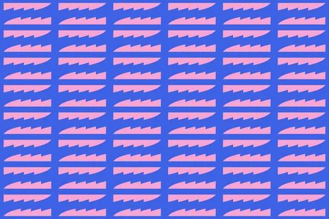 Circle Shapes Pink Geometric Pattern Background Illustrazione stock