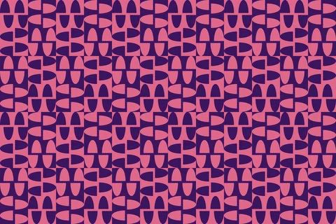Circle Shapes Purple Geometric Pattern Background イラスト素材