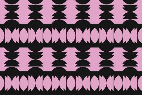Circle Shapes Purple Geometric Pattern Background Illustrazione stock