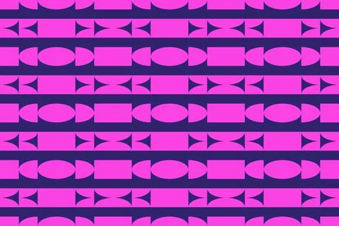 Circle Shapes Purple Geometric Pattern Background イラスト素材