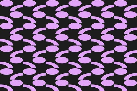 Circle Shapes Purple Geometric Pattern Background 스톡 일러스트
