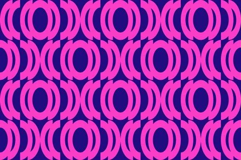 Circle Shapes Purple Geometric Pattern Background 库存插图