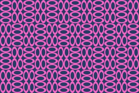 Circle Shapes Purple Geometric Pattern Background 库存插图
