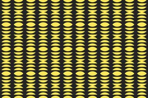 Circle Shapes Yellow Geometric Pattern Background イラスト素材
