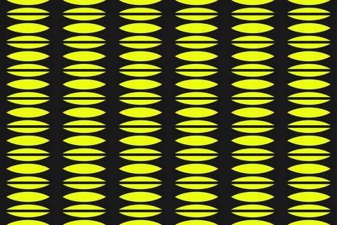 Circle Shapes Yellow Geometric Pattern Background Illustrazione stock