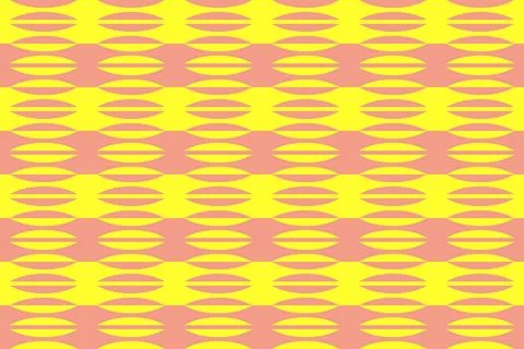 Circle Shapes Yellow Geometric Pattern Background Stockillustratie