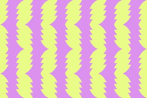 Circle Shapes Yellow Geometric Pattern Background Illustrazione stock