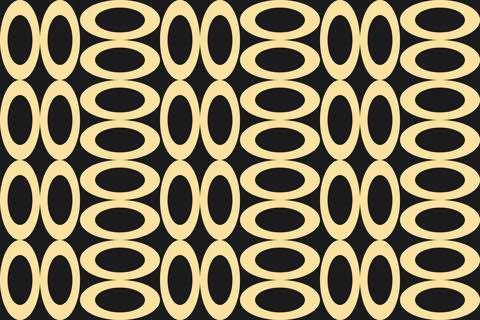 Circle Shapes Yellow Geometric Pattern Background 스톡 일러스트