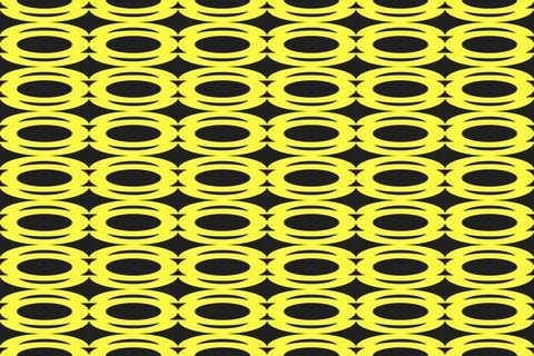 Circle Shapes Yellow Geometric Pattern Background 스톡 일러스트