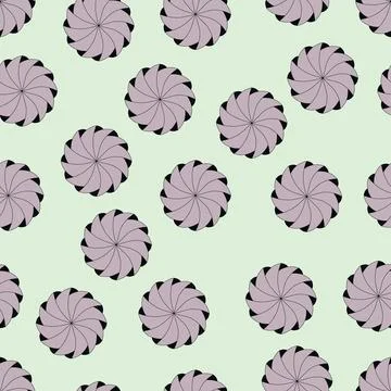 Circle shell Stock Illustration