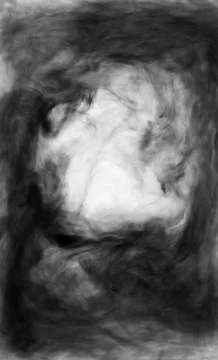 Circle of smoke. Stock Illustration