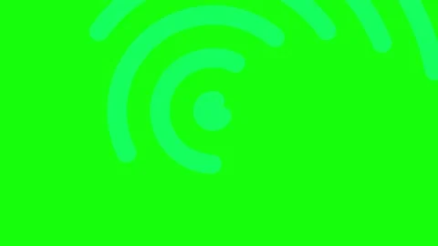 Circle Smooth Transition rotated On Green Screen Stock Footage 223885619