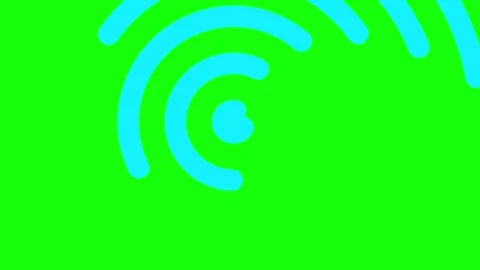 Circle Smooth Transition rotated On Green Screen Stock Footage 223885642